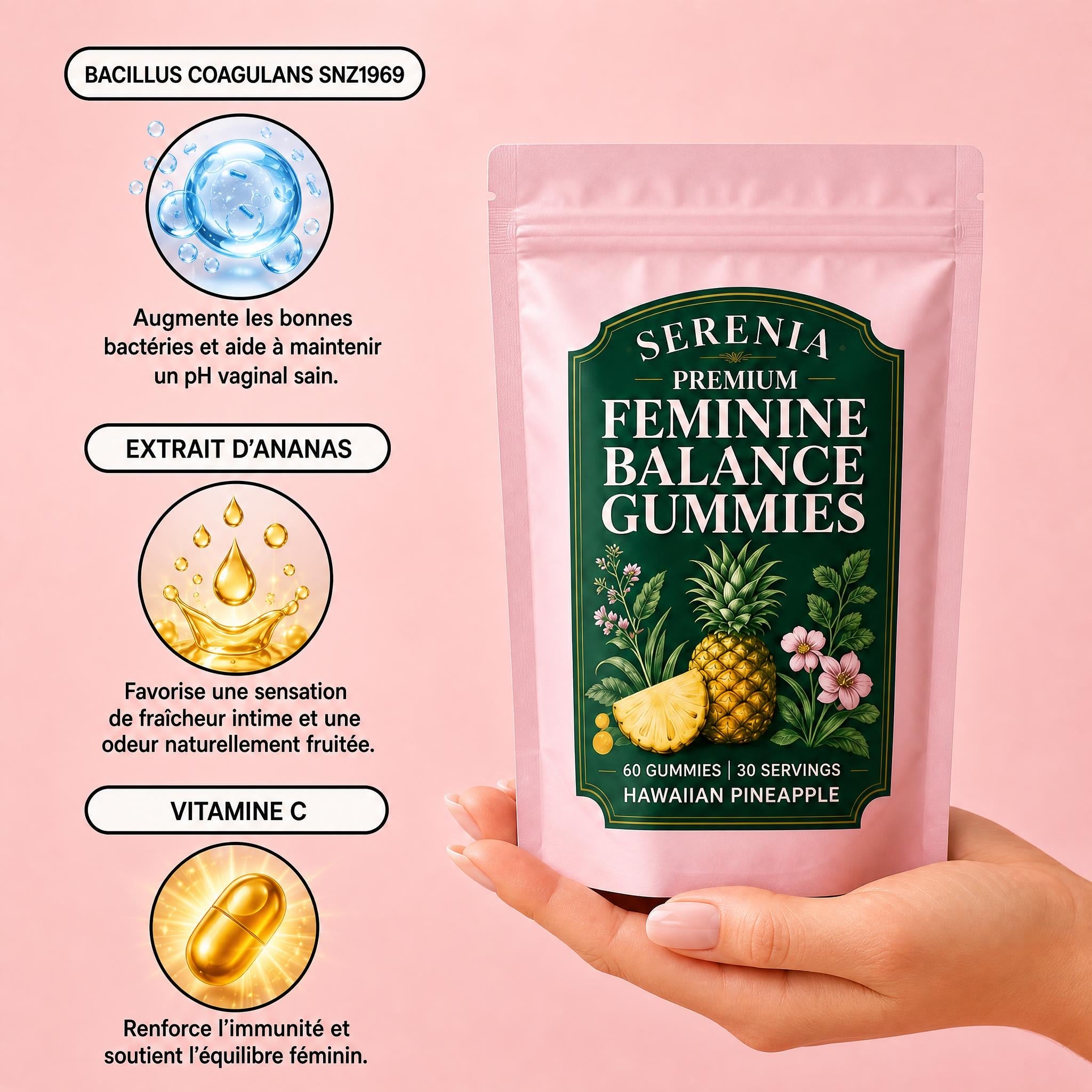 SERENIA - Gummies Équilibre Féminin